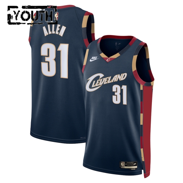 Cleveland Cavaliers Trikot Jarrett Allen Nike 2025-26 Classic Edition Navy Swingman - Kinder